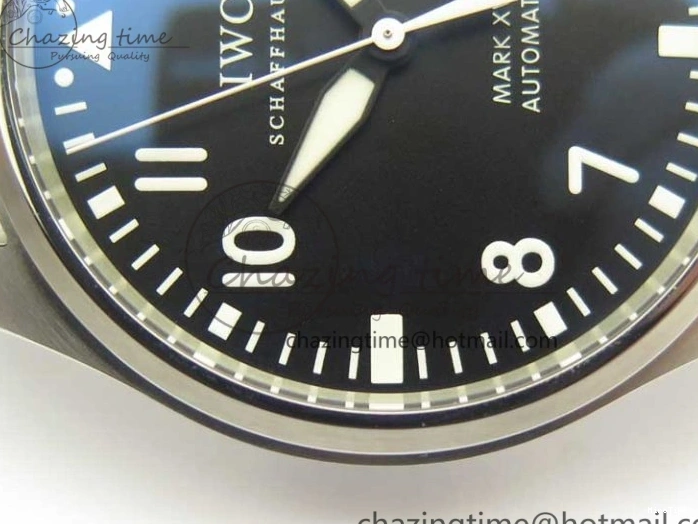 MIROTIME 0117 Mark XVII IW326504 MKS 1:1 Best Edition Black Dial On SS Bracelet MIYOTA 9015 V Durable 7210